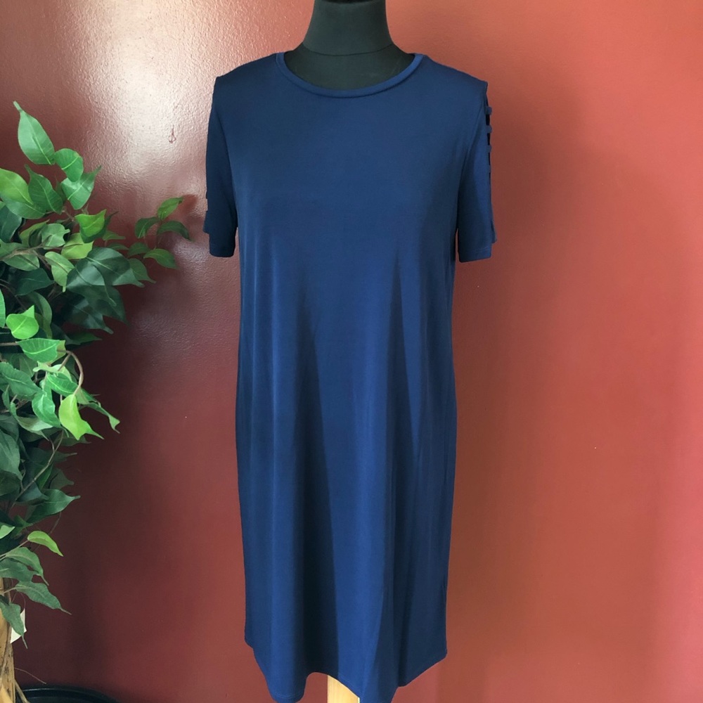 NWT Micheal Kors True Navy Dressโ Size Small